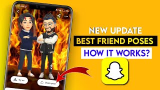 Best Friend Poses in Snapchat Plus | How to get it | How Best Friend Poses Works | New update screenshot 4