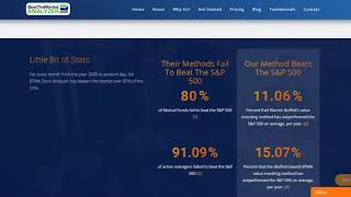 Use This Amazing Analyzing Tool To Pick Stocks Like Warren Buffett - Beat The Market Analyzer