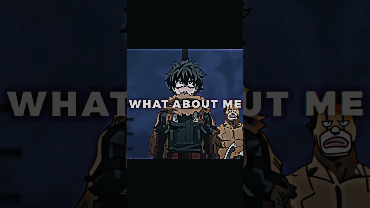 Television WHAT ABOUT ME Deku And Uraraka Anime Myheroacademia Uraka Animeedit