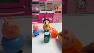 Satisfying unboxing and reviews Shin-chan &amp; Peppa Pig Cute Fun Toy videos