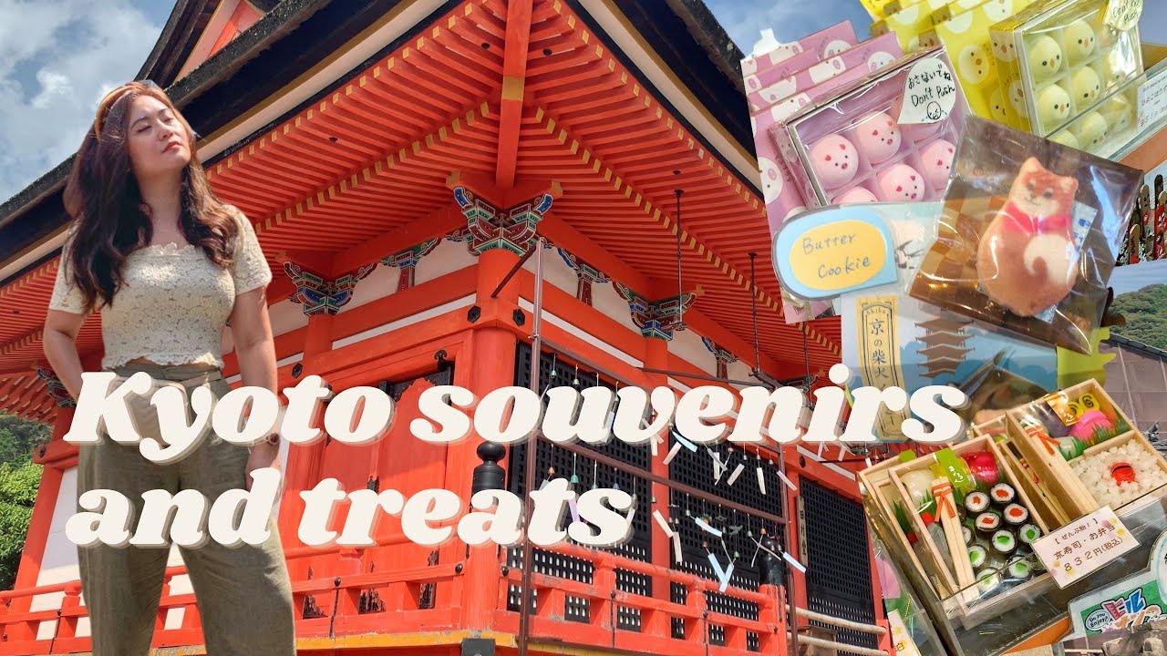 Quick souvenir shopping in Kyoto, Japan sweets and trinkets at Higashiyama and Kiyomizudera