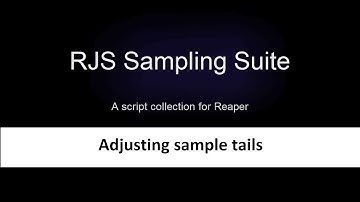 RJS Sampling Suite: 5. Adjusting sample tails