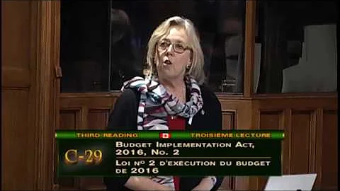 Elizabeth May: Intervention on Bill C-29 and Fossil Fuel Subsidies