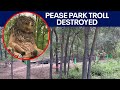Pease Park troll destroyed by fire | FOX 7 Austin