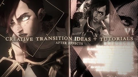creative transitions ideas + tutorials pt 5 | after effects