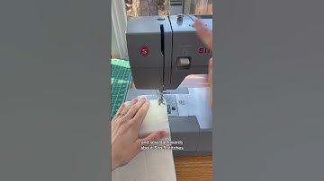 Here’s how to reverse stitch (and why you need to!) 🙂🪡 #sew #sewing #sewingtutorial