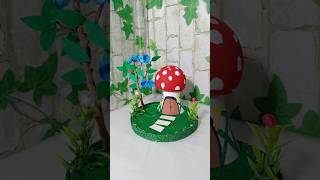 “Mini Mushroom House 🍄 | DIY Cute Garden #short