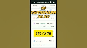 UPP Computer Operator Test #uppolice #upp #up police computer operator
