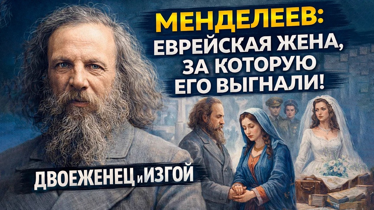 МЕНДЕЛЕЕВ: От Триумфа До Скандала - Еврейская Жена, За Которую Его Выгнали!