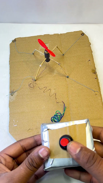 How to make mini drone • dc motor project | #drone #dcmotor #tech