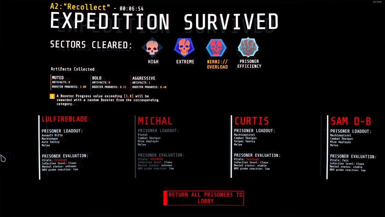 GTFO R5A2 Prisoner Efficiency Speedrun [World Record] (