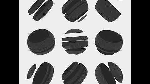 split sphere. Draw  by openFrameworks