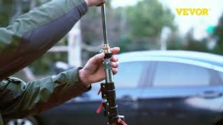 Vevor Pressure Washer Wand Telescoping 18Ft 4000Psi W Belt 38 Quick Connector