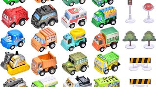 Collection funny videos toy bridge construction vehicles