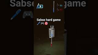 Sabse hard game 🖊️🎮🎯 #subscribe