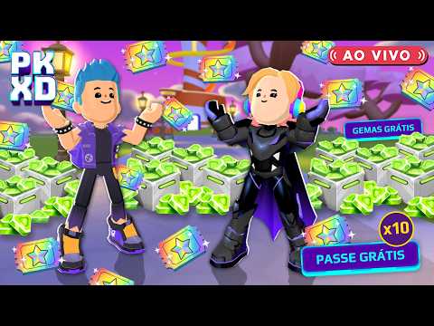 🦇 10 Passes SUPER Premium + Gemas GRÁTIS para INSCRITOS no Nimda Day do PK XD