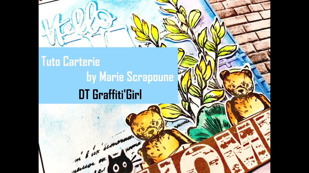 Tuto scrap d' Art journal avec Matrice de découpe et écoline DT ...