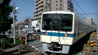 小田急8000形8261F+8061F快速急行小田原行き 鶴巻温泉駅入線