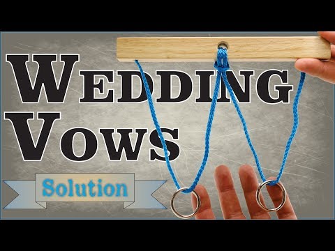 Solution for Wedding Vows from Puzzle Master Wood Puzzles