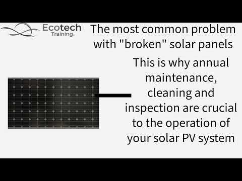 How to repair broken solar panels | Ecotech Training