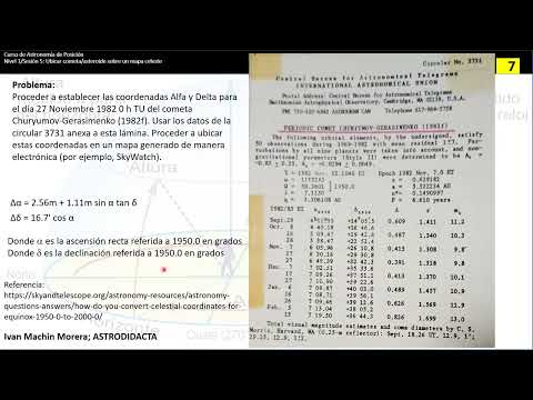 CURSO ASTRONOMIA DE POSICION  Nivel 1 Sesion 5