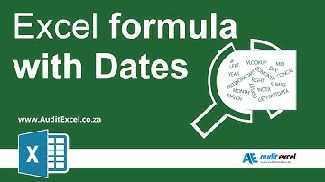 Dates in Excel formulas
