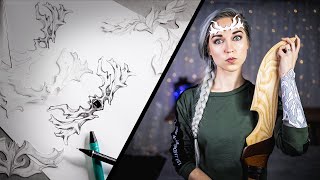 Sketching Armor... Kinda: Making My Own Elf Costume Part 1