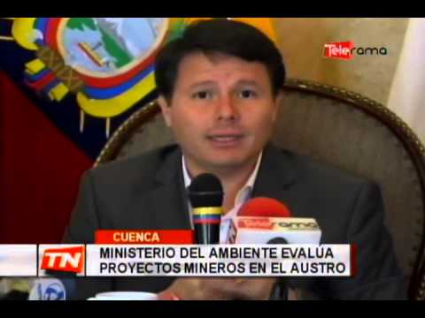 Ministerio del ambiente evalúa proyectos mineros en el Austro