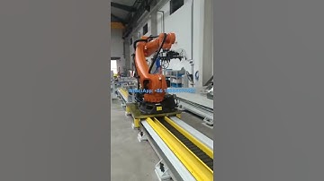 🤩Our 1T payload linear rail is equipped with a KUKA robot and is undergoing automated testing.