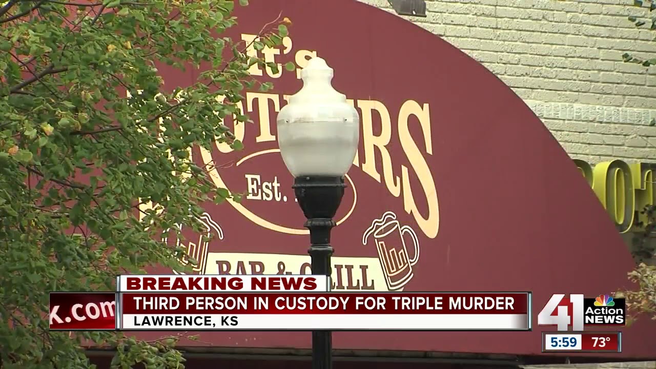 Third person in custody in Lawrence triple murder - YouTube