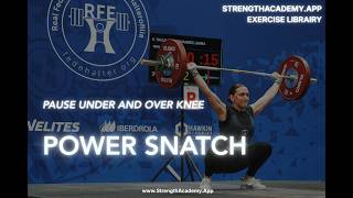Pause under and over knee Power Snatch