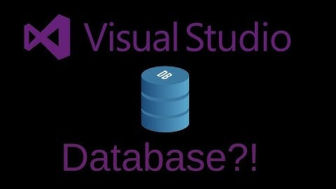 How to Create a Database in Visual Studio [SAVE + SEARCH + ADD]