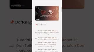 Tutorial Laravel 12 Inertia React Js