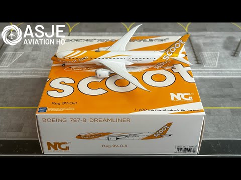 Scoot Boeing 787-9 NG Models 1:400 (Model Review) - YouTube