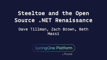 Steeltoe and the Open Source .NET Renaissance - Beth Massi, Zach Brown, Dave Tillman