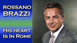 Rossano Brazzi Leaves His Heart In Rome | Lydia Brazzi & "Summertime" Movie - 1956 Content