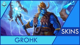 Paladins - All Grohk Skins | Preview