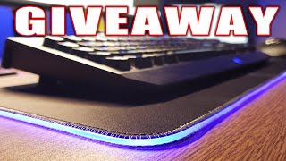 $17 RGB XL Mouse Pad &amp; GIVEAWAY!