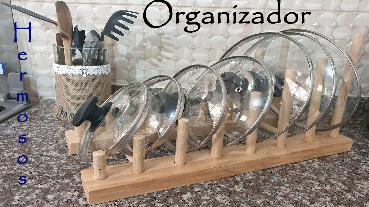 Como hacer un organizador para platos DIY 