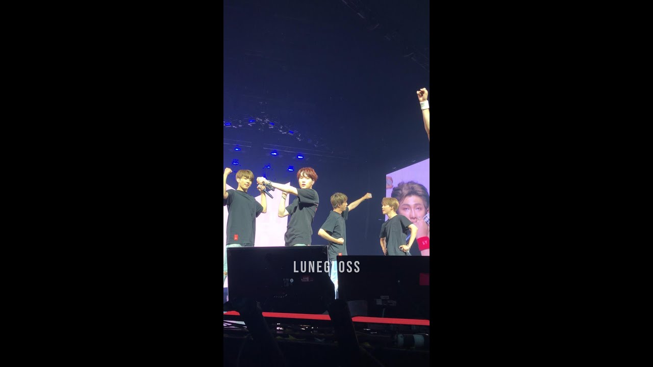 BTS Love Yourself Tour Anpanman FULL performance -Newark Prudential Center Day 2 180929 방탄소년단 FANCAM