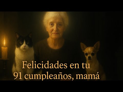 Feliz 91 cumpleaños, mamá!