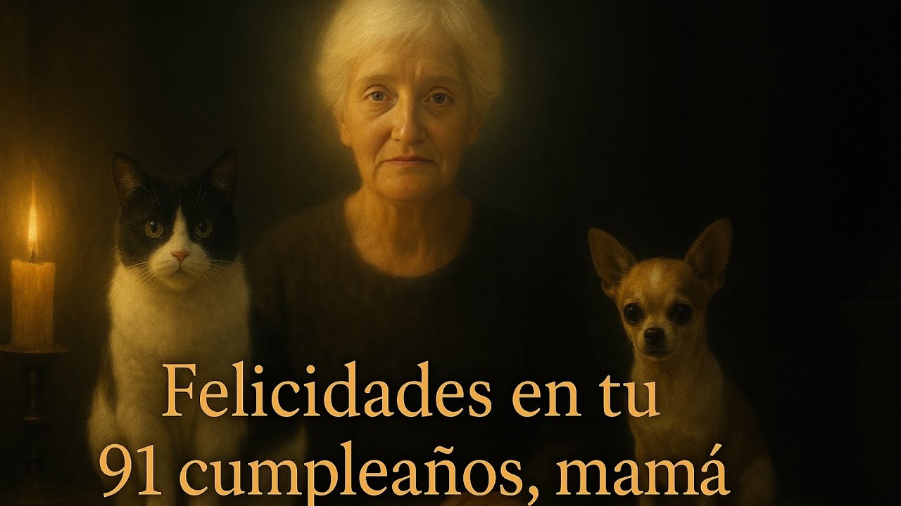 Feliz 91 cumpleaños, mamá!