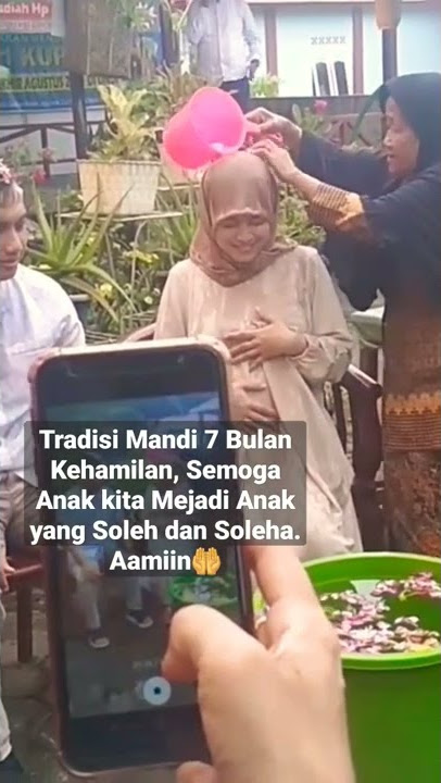 Subhanalloh Semoga Berkah, Mandi 7 Bulan Kehamilan #shorts