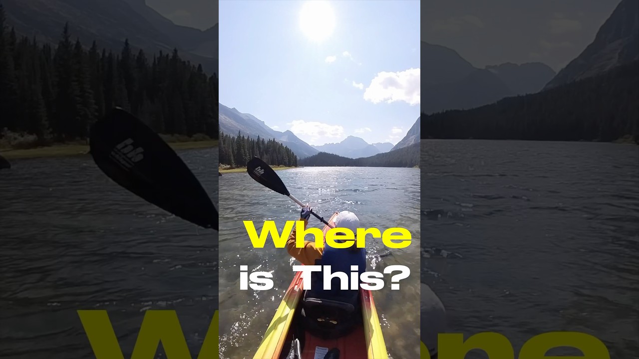 Kayaking Swiftcurrent Lake, Glacier National Park