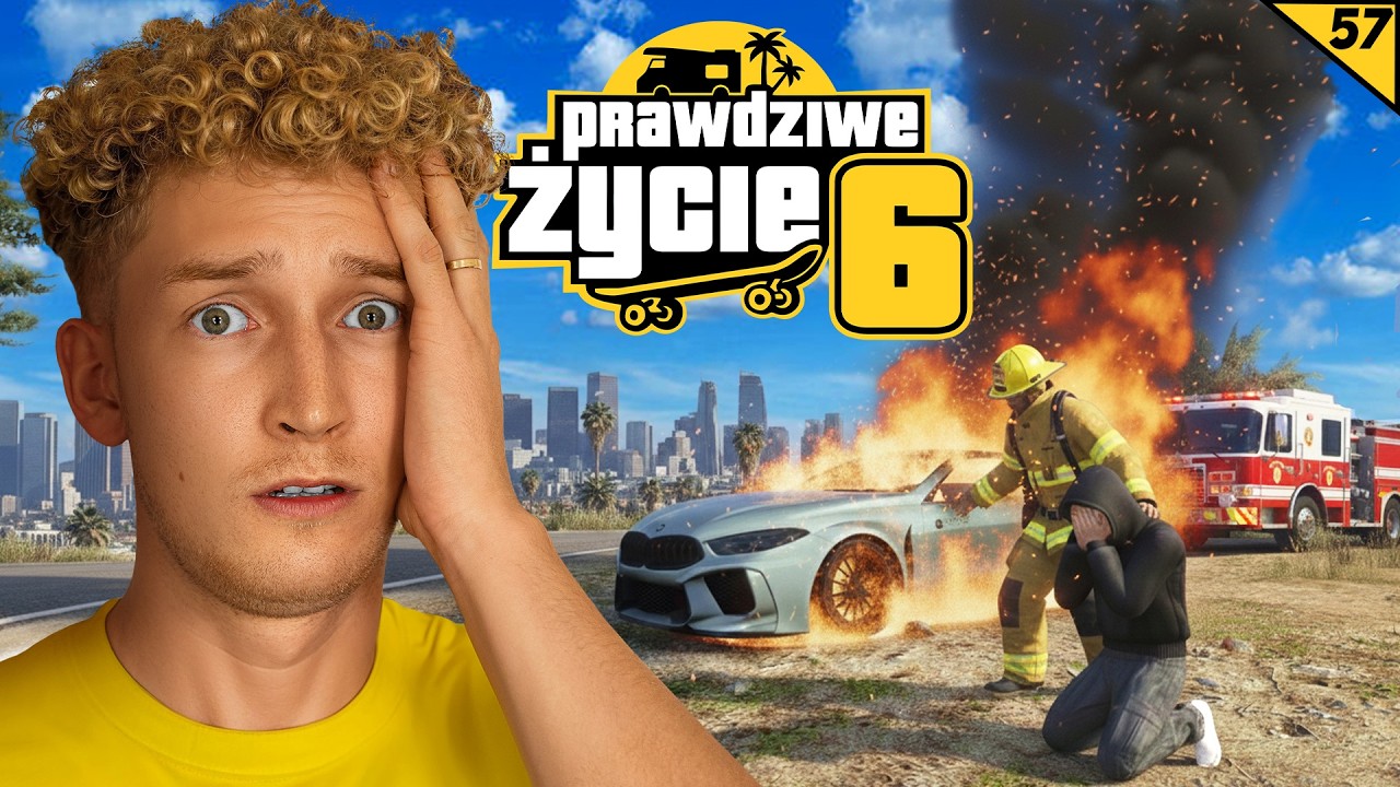 GTA V PRAWDZIWE ŻYCIE #57 - LEDWO PRZEŻYŁEM...! 😫  [S6]