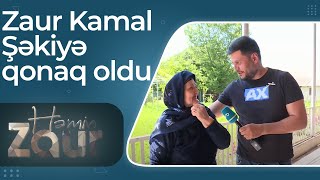 Zaur Kamal Şəkiyə Qonaq Oldu Gülyanaq Məmmədovanın Ata Ocağına Gedən Kələ-Kötür Yollar- Həmin Zaur