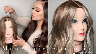 MONEY PIECE HAIR tutorial natural