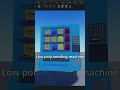low poly vending machine #roblox #blendergameengine #modelling#robloxstudio #3dmodeling