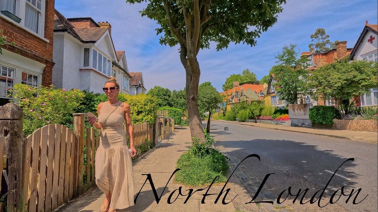 🌿 Spring Walk: Archway to Parliament Hill Fields via Hidden North London | 4K Walking Tour