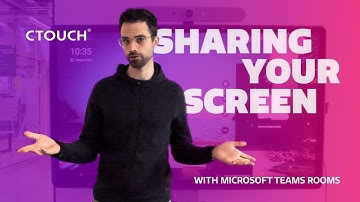 Share your screen on an interactive display with Microsoft Teams Rooms - Subtitled